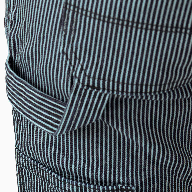 Women's FLEX Relaxed Fit Hickory Stripe Carpenter Pants - Rinsed Hickory Stripe (RHS) image number 7