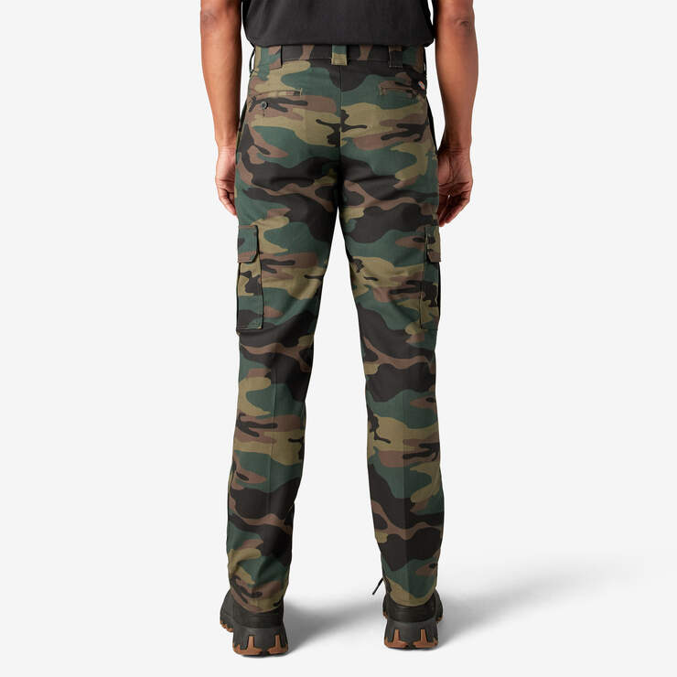 Slim Fit Cargo Pants - Hunter Green Camo (HRC) image number 2