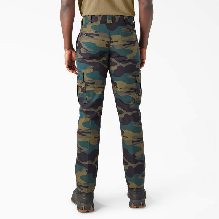 Slim Fit Cargo Pants - Hunter Green Camo (HRC) image number 2