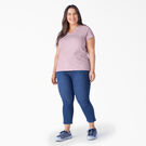 Women&#39;s Plus Short Sleeve V-Neck T-Shirt - Mauve Shadows &#40;VS&#41;