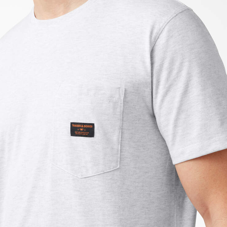 Traeger x Dickies Pocket T-Shirt - Ash Gray (AG) image number 5