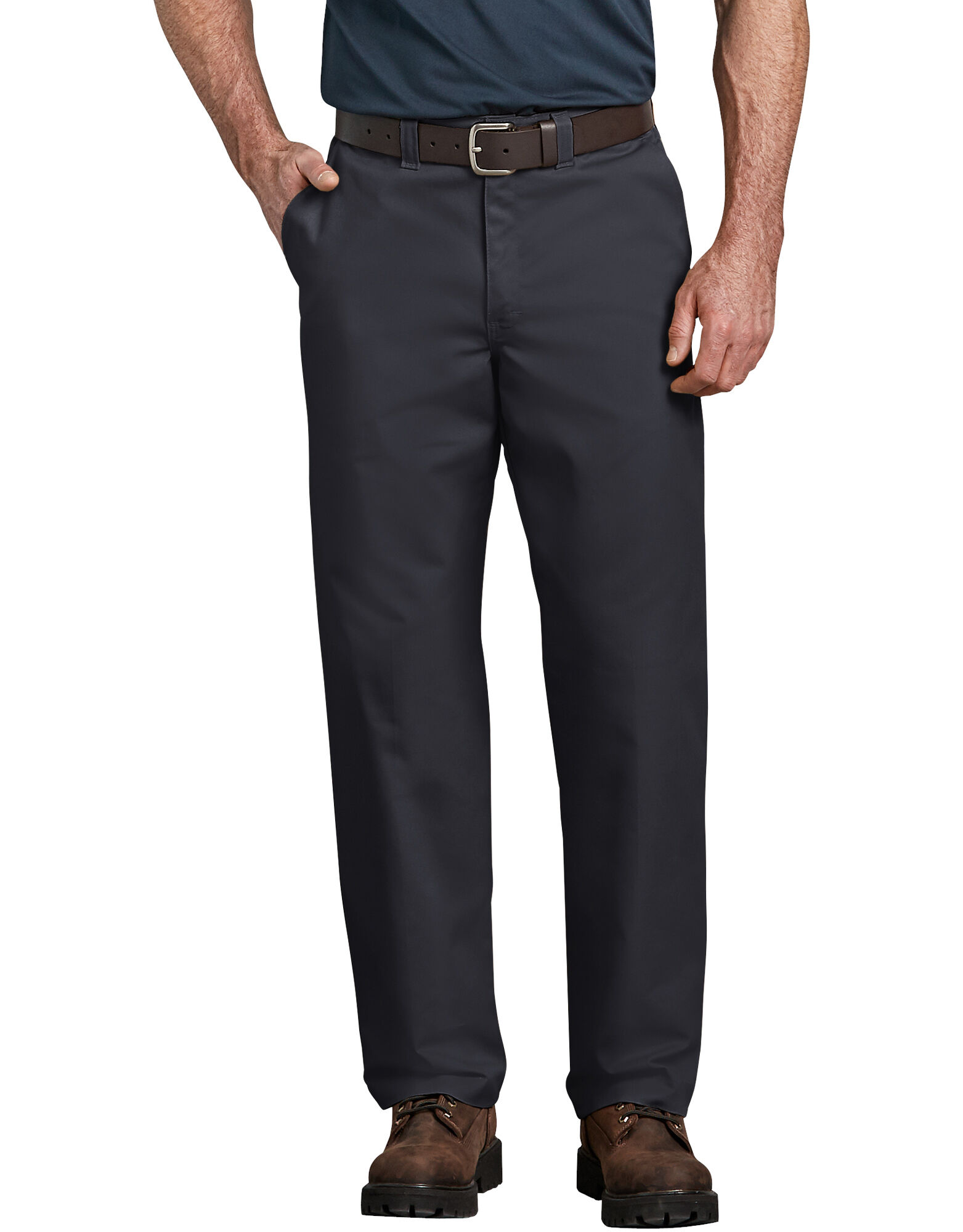 dickies men's industrial comfort waist work pants