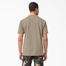 Heavyweight Short Sleeve Henley T-Shirt - Desert Sand &#40;DS&#41;