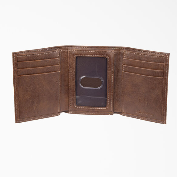 Embossed Logo Trifold Wallet - Tan &#40;FTN&#41;