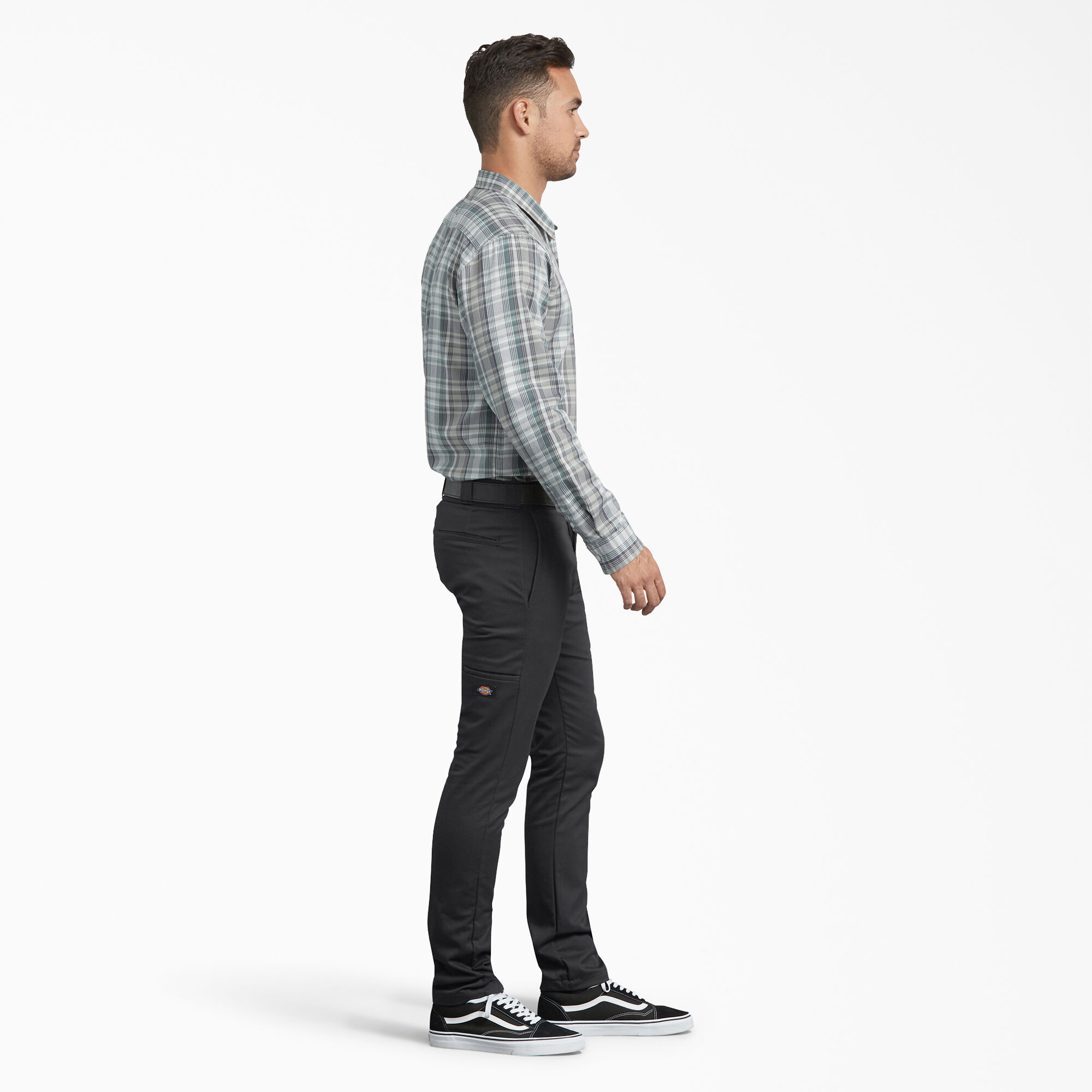 Black skinny store pants for work