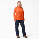 Women&#39;s Plus Cooling Performance Sun Shirt - Bright Orange &#40;BOD&#41;