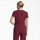 Women&#39;s Xtreme Stretch V-Neck Scrub Top - Wine &#40;WIN&#41;