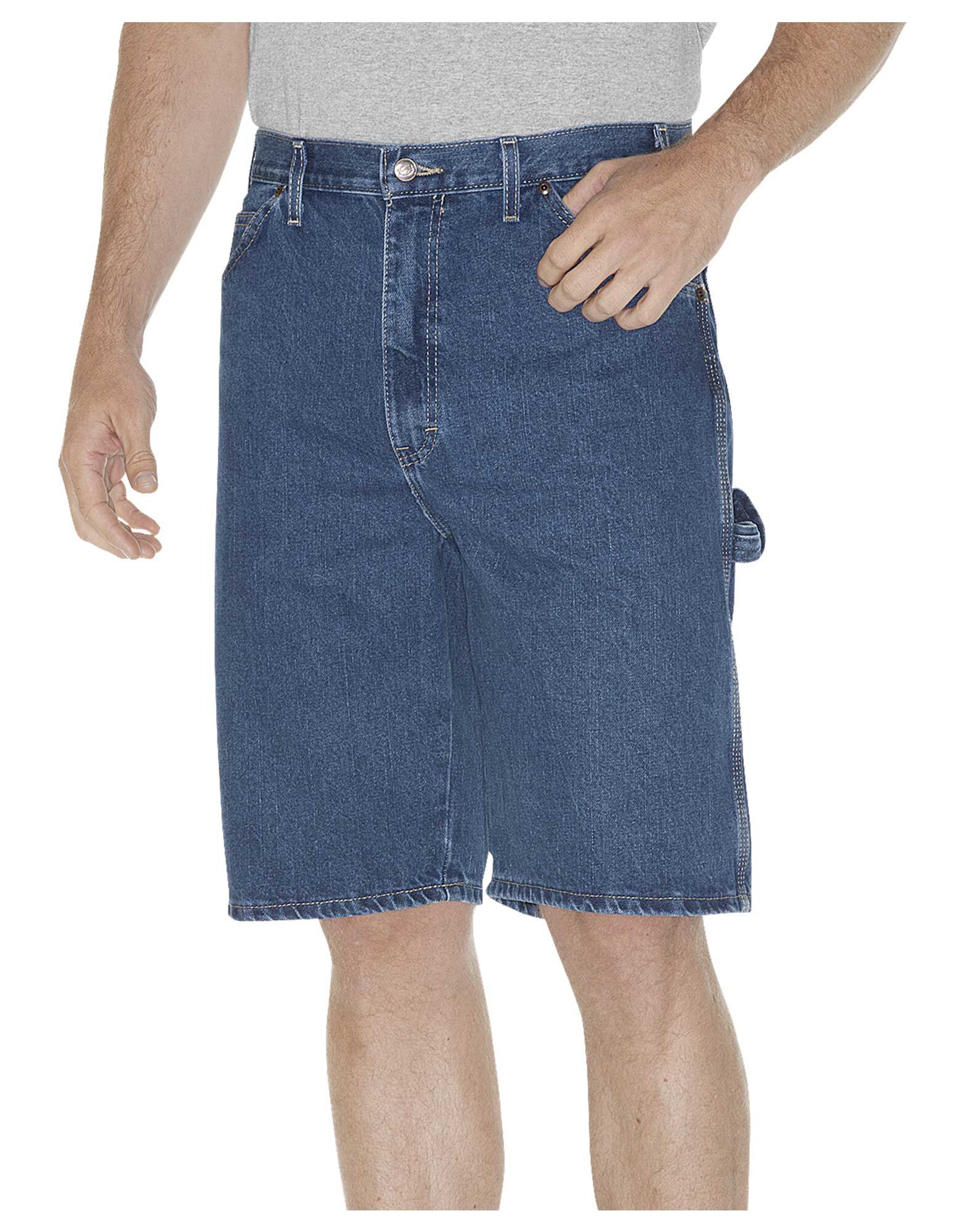 dickies blue jean shorts