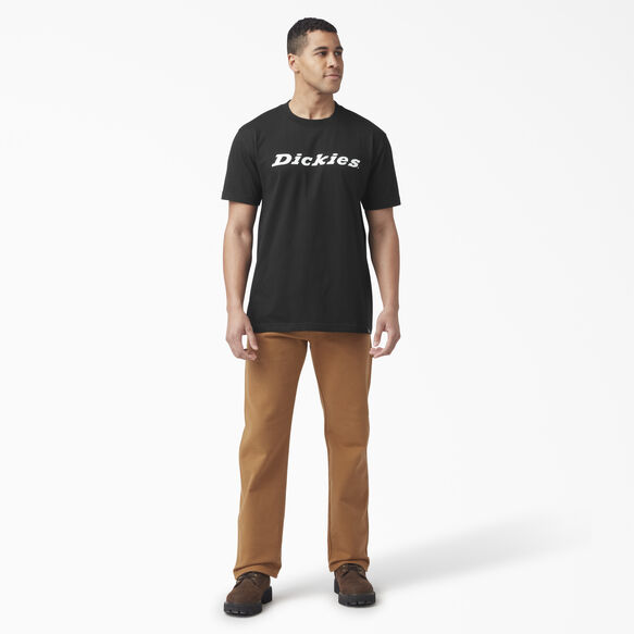 Short Sleeve Wordmark Graphic T-Shirt - Black &#40;KBK&#41;