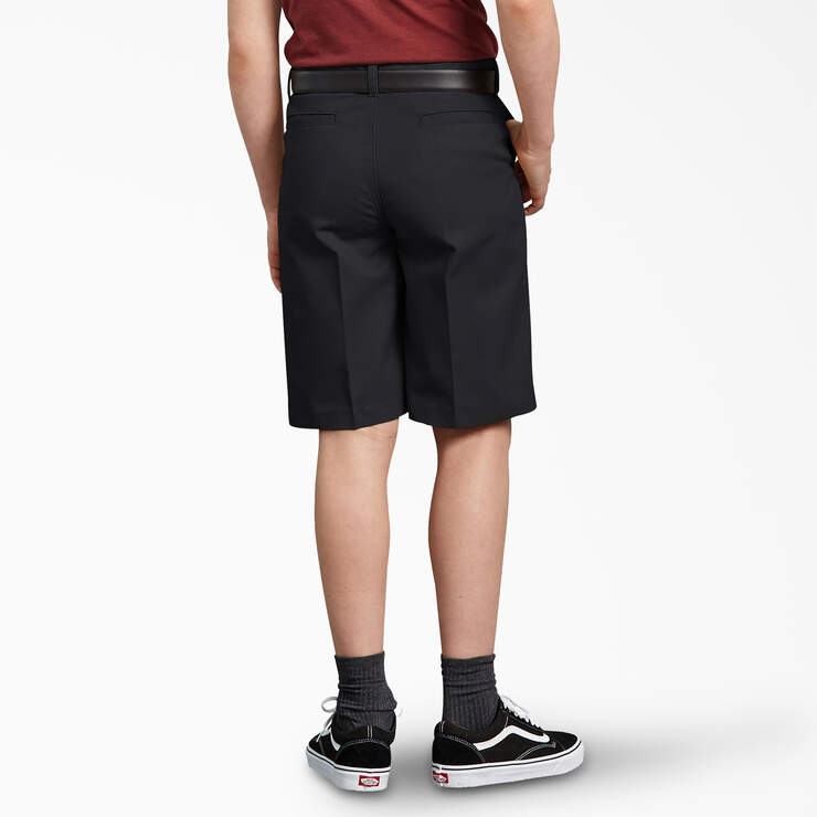 Boys' Classic Fit Shorts, 4-20 - Black (BK) image number 2