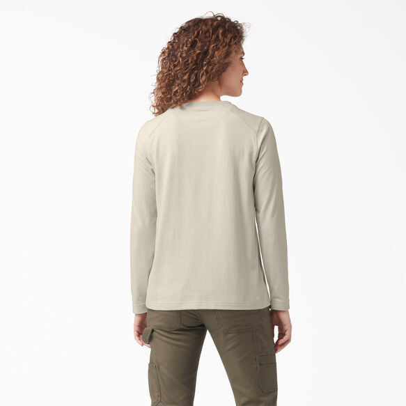 Women&#39;s Heavyweight Henley - Oatmeal &#40;OT9&#41;