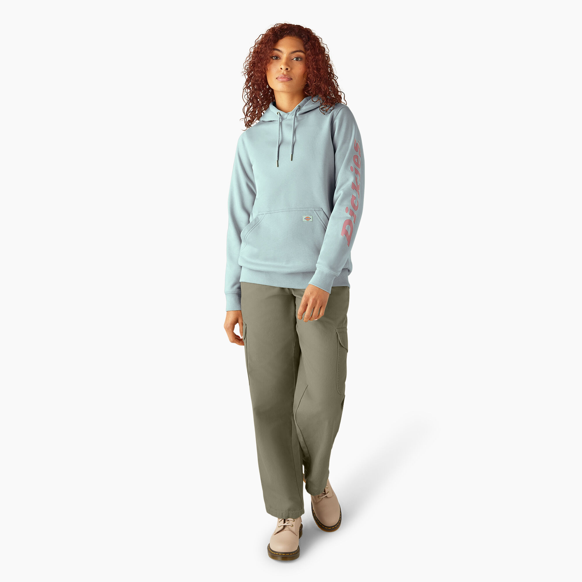 Women s Water Repellent Sleeve Logo Hoodie Dickies US