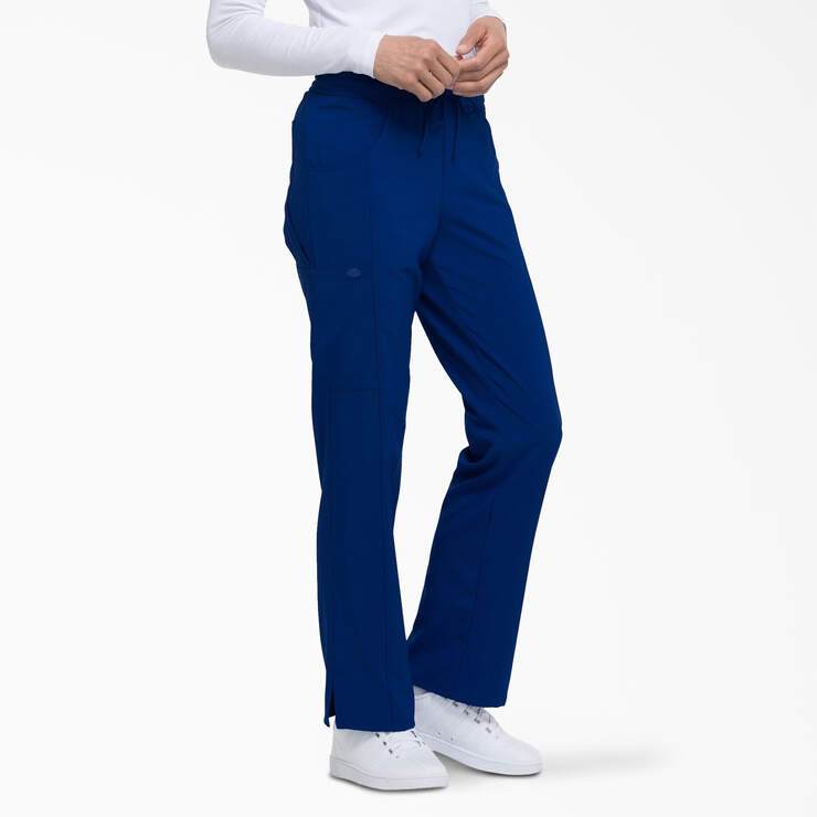 Women's EDS Essentials Drawstring Scrub Pants - Galaxy Blue (GBL) image number 4