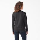 Women&#39;s Heavyweight Henley - Black &#40;KBK&#41;