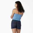 Women&#39;s Knit Tube Top - Azure Blue &#40;AB2&#41;