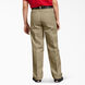 Boys&#39; Classic Fit Straight Leg Flat Front Pants, 8-20 Husky - Military Khaki &#40;KH&#41;