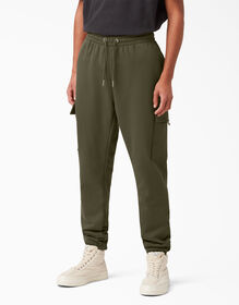 Fleece Cargo Pants - Military Green &#40;ML&#41;