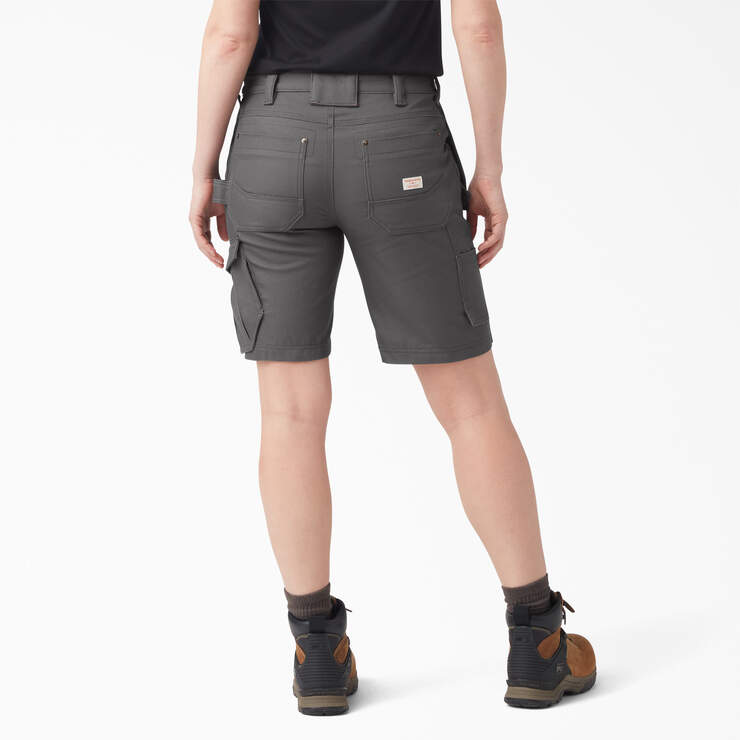 Traeger x Dickies Women's Relaxed Fit Shorts, 9" - Slate Gray (SL) image number 2