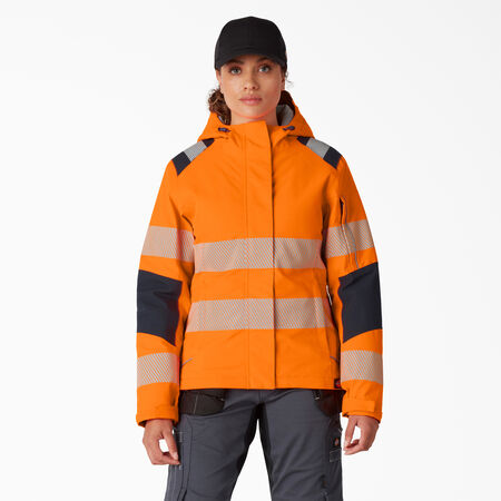 Women&#39;s Hi Vis Insulated Performance Jacket - Orange &#40;OR&#41;