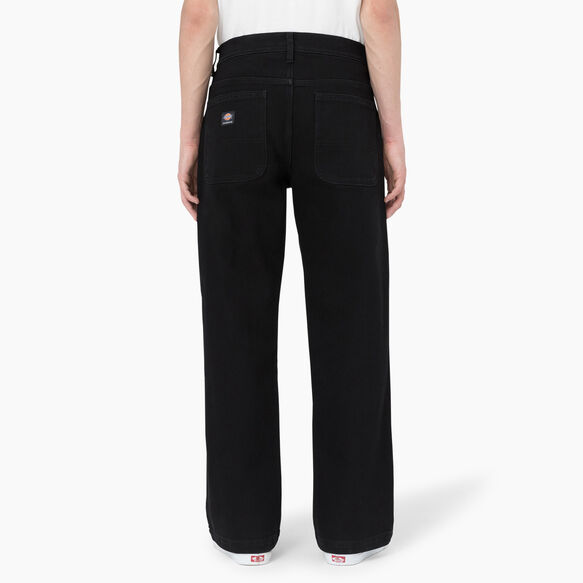 Dickies Skateboarding Wingville Loose Fit Jeans - Black Denim &#40;L9D&#41;