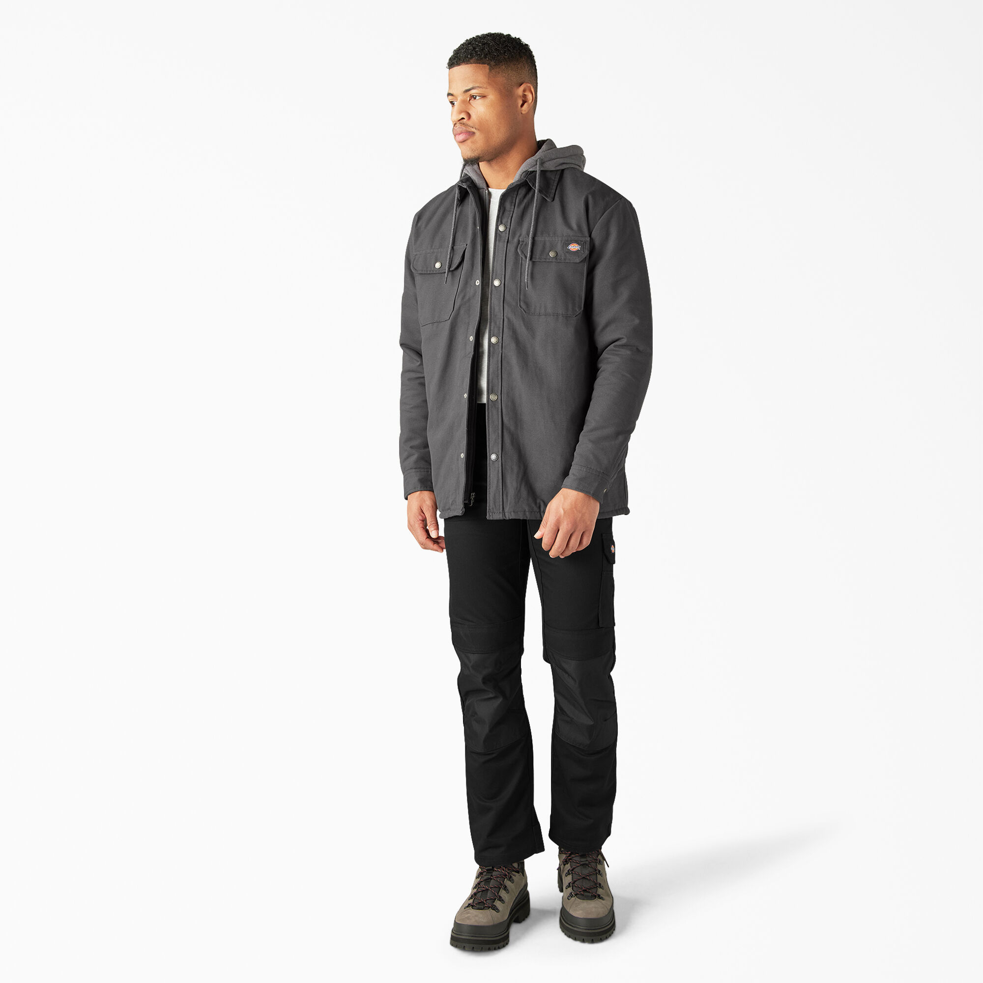 Dickies plaid hooded jacket store