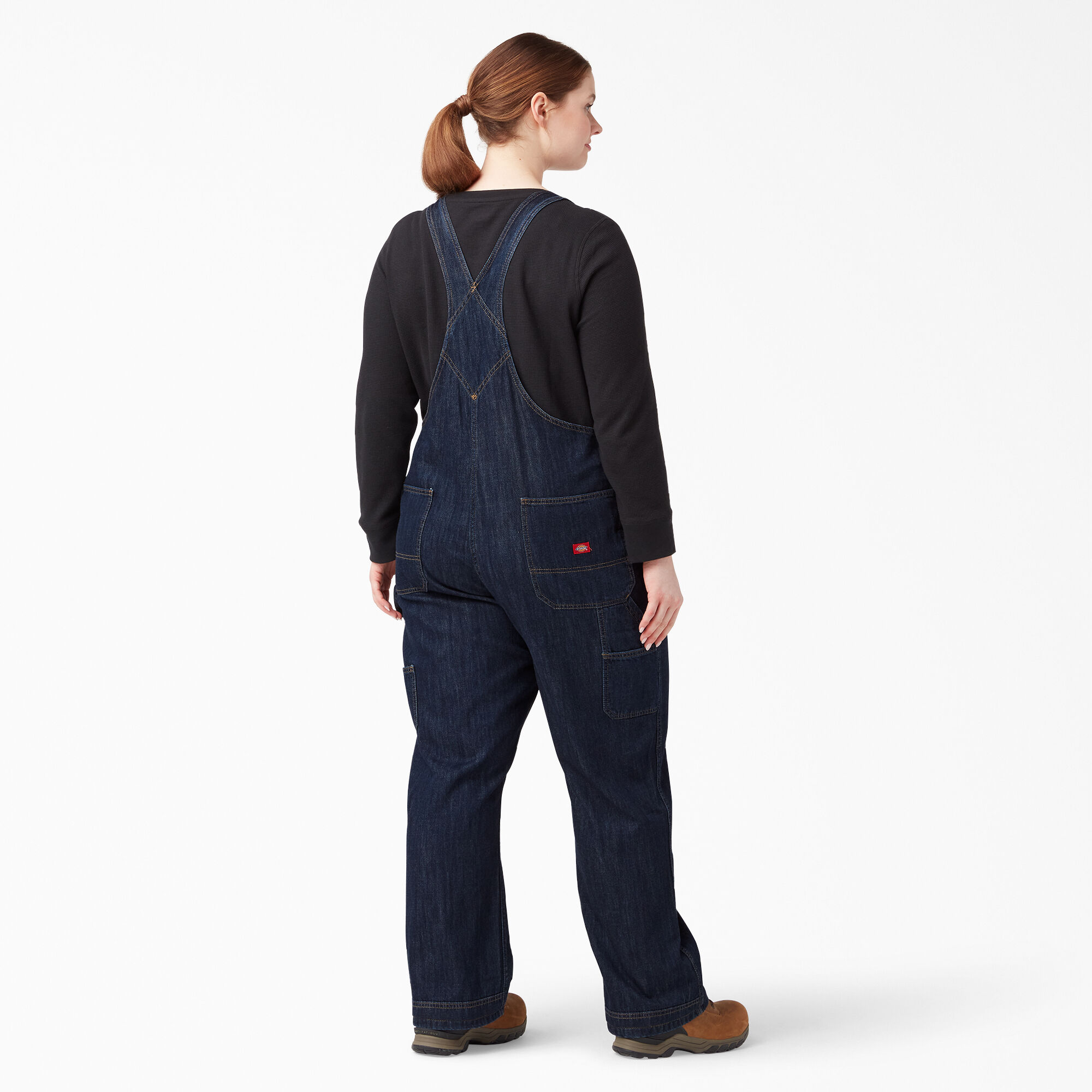 dickies women's denim bib overall