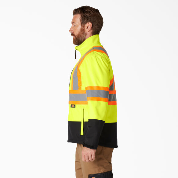 Hi Vis Safety Softshell Jacket - ANSI Yellow &#40;AY&#41;
