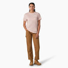 Women&#39;s Heavyweight Workwear Graphic T-Shirt - Lotus Pink &#40;LO2&#41;