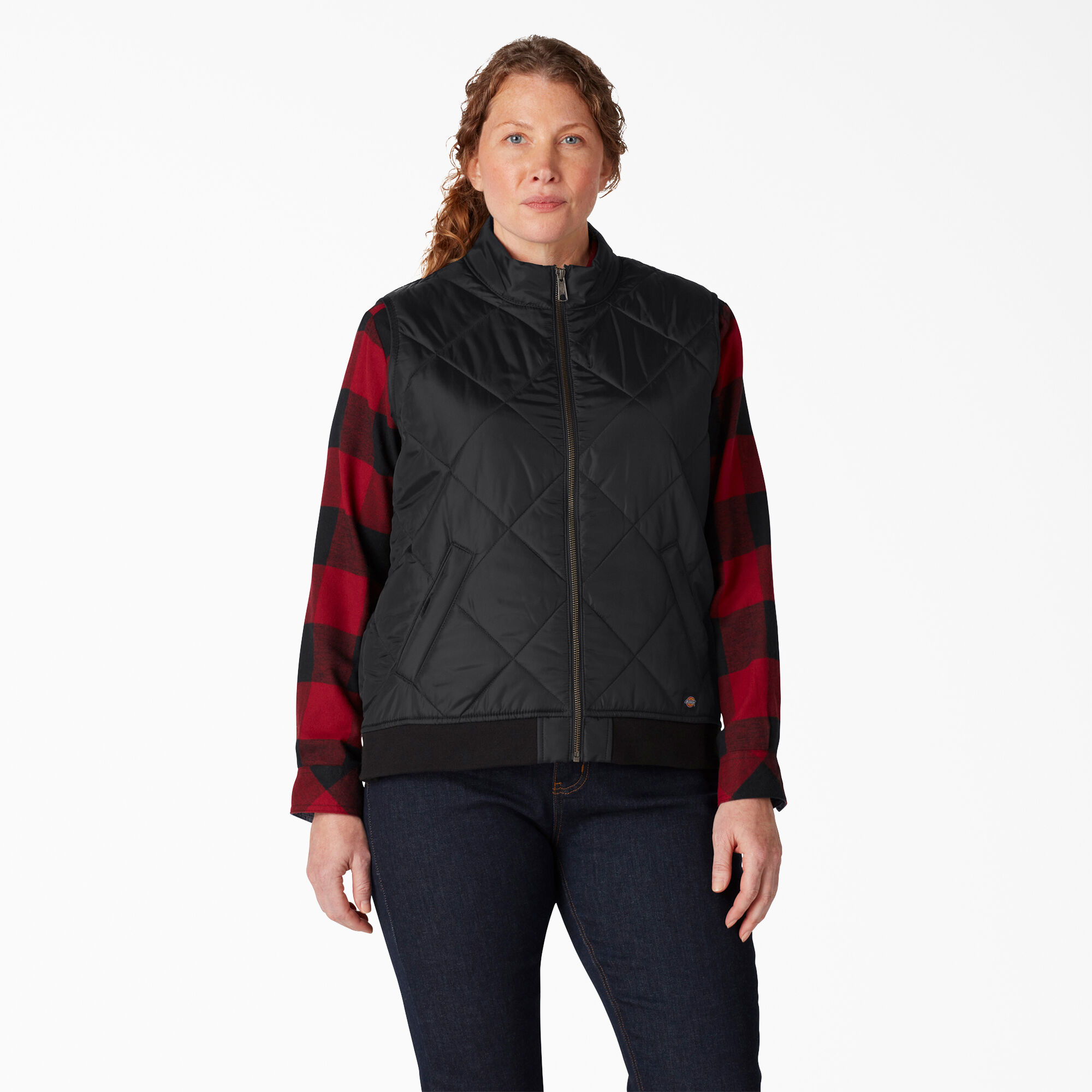 Womens plus sales size quilted vest
