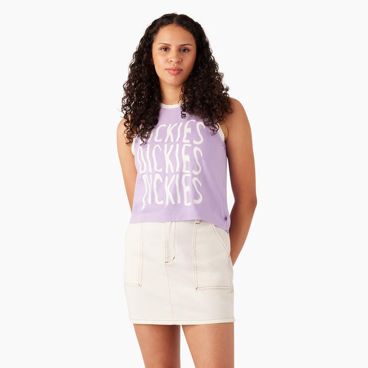 Women’s Sporty Graphic Tank Top - Purple Rose (UR2) image number 1