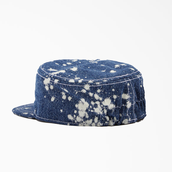Brain Dead Bleached Denim Painter&#39;s Cap - Bleached Indigo Blue &#40;BNB&#41;
