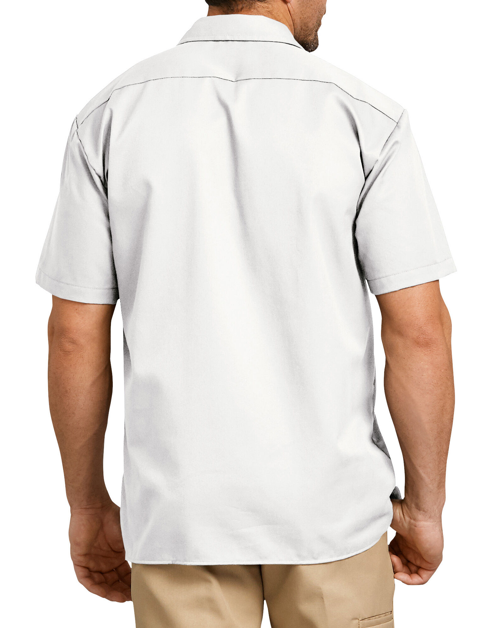 Short Sleeve Work Shirt , White XL | Mens Shirts | Dickies