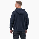Thermal Lined Full-Zip Fleece Hoodie - Dark Navy &#40;DN&#41;