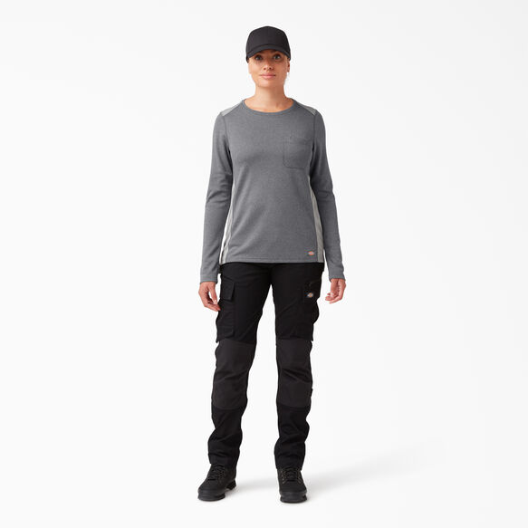 Women&#39;s Temp-iQ&reg; 365 Long Sleeve T-Shirt - Dark Gray Heather &#40;GHF&#41;