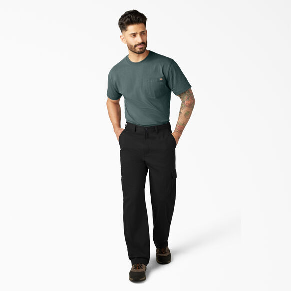 Loose Fit Cargo Pants - Rinsed Black &#40;RBK&#41;