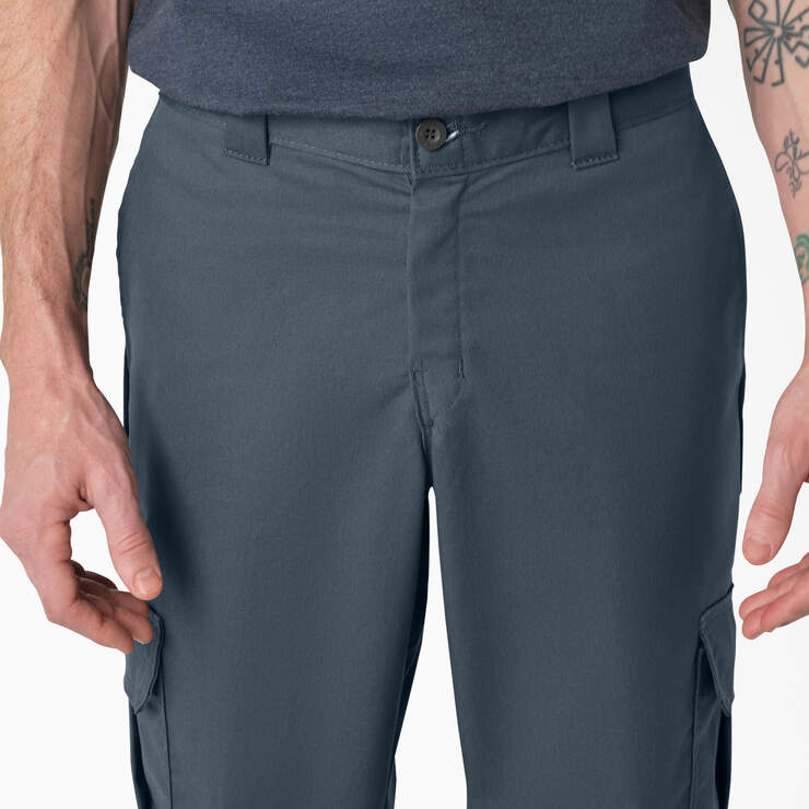 FLEX Regular Fit Cargo Pants - Airforce Blue (AF) image number 4