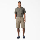FLEX Relaxed Fit Cargo Shorts, 13&quot; - Desert Sand &#40;DS&#41;