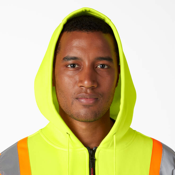 Hi Vis Safety Hoodie - ANSI Yellow (AY) image number 5