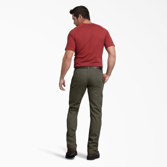 FLEX Regular Fit Duck Carpenter Pants - Stonewashed Moss Green &#40;SMS&#41;