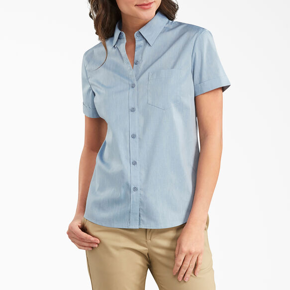 Women’s Stretch Button-Up Shirt - Dickies US