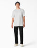 Regular Fit Striped Pocket T-Shirt - White Heather Stripe &#40;HSH&#41;