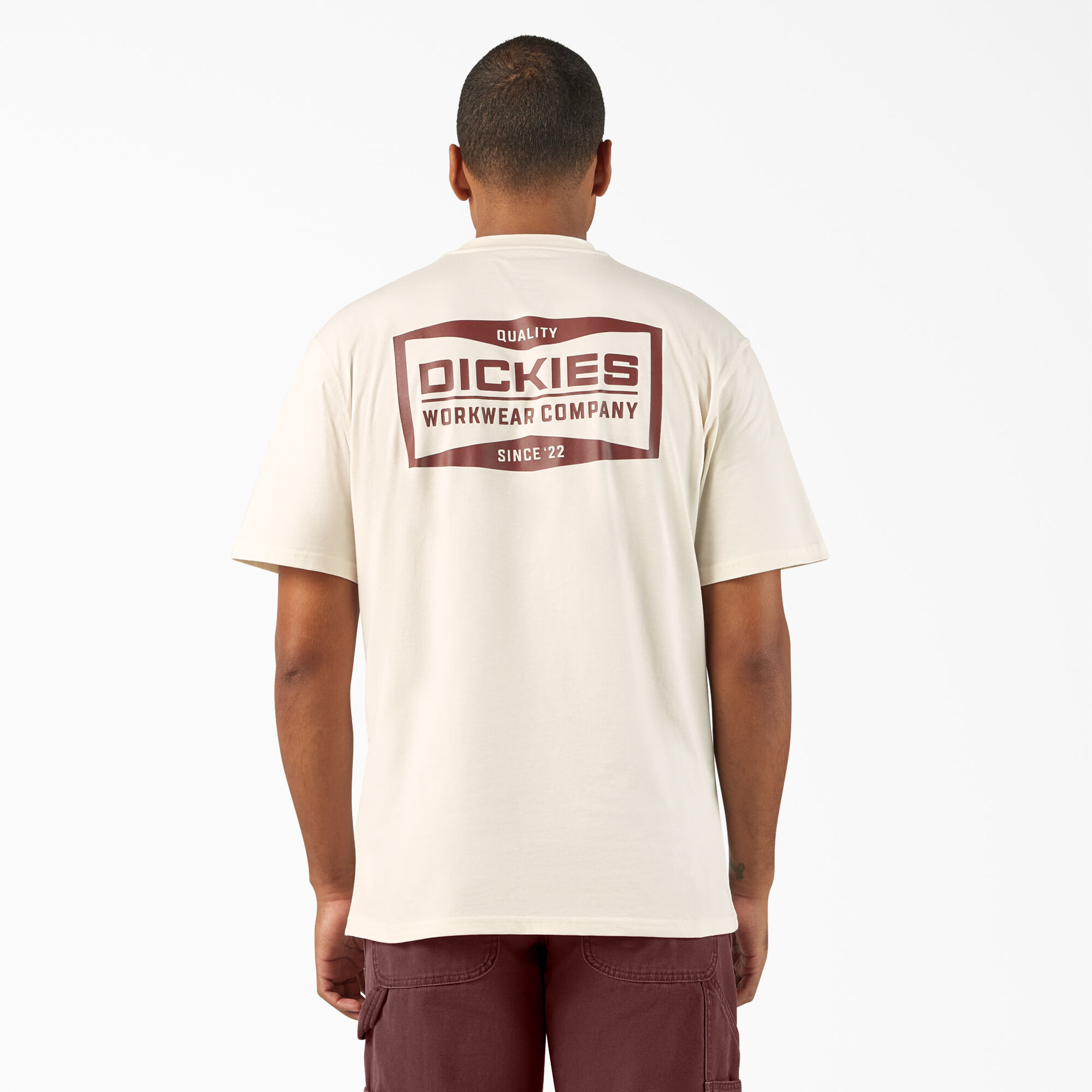 Tシャツ・カットソー DICKIES Men T-shirt White DK0A4Z8T 0WH1 Dickies Lewistown T-Shirt Men's - Egret (DK0A4Z8ZC48