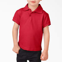 Toddler Piqué Short Sleeve Polo - English Red (ER)