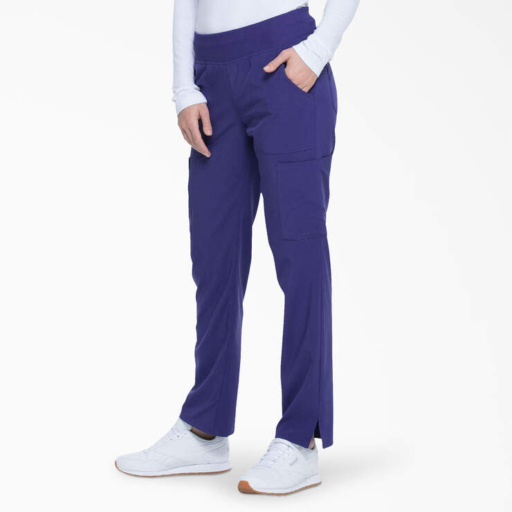 Women's EDS Essentials Cargo Scrub Pants - Purple Grape (GP) image number 3