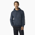 Water Repellent Sleeve Logo Hoodie - Airforce Blue &#40;AF&#41;