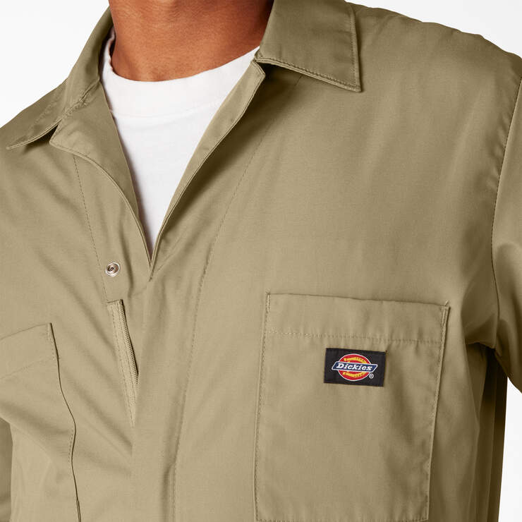 Short Sleeve Coveralls - Khaki (KH) image number 8