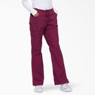 Women&#39;s EDS Signature Flare Leg Cargo Scrub Pants - Wine &#40;WIN&#41;
