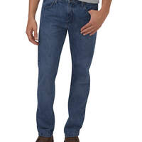 Dickies X-Series Slim Fit Straight Leg 5-Pocket Denim Jeans - Medium Indigo Blue (HMI)
