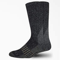 Heavyweight Wool Blend Socks, Size 6-12, 2-Pack - Black (BK)