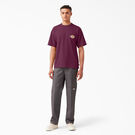 Chest Logo Pocket T-Shirt - Grape Wine &#40;GW9&#41;